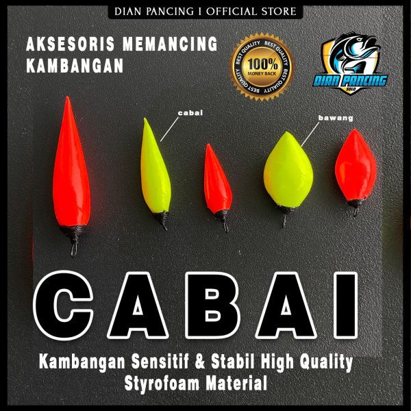 KAMBANGAN CABE BAWANG ISI 10 PCS PELAMPUNG/ KIMPUL HIGH QUALITY SENSITIF DAN STABIL
