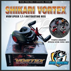 Reel Bc Shikari Vortex 200L High Speed Ratio 7.2:1 || Max drag 12kg || Handle kiri