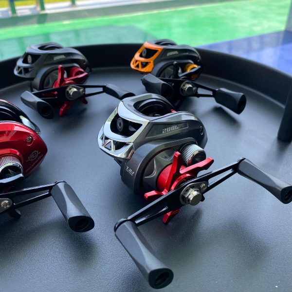 Reel Bc Shikari Vortex 200L High Speed Ratio 7.2:1 || Max drag 12kg || Handle kiri - Gambar 4
