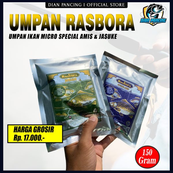 UMPAN RASBORA JASUKE DAN SPECIAL AMIS 150 GRAM