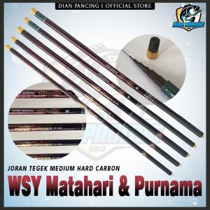 Joran Tegek WSY Matahari dan Purnama Medium Hard polosan