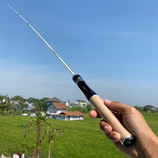 Joran Oregon HAMPILI 501 UL dan XUL Panjang 150cm Bahan Fiber 1-3lb Dan 2-6lb Action Lentur Joran Udang Murah - Gambar 8