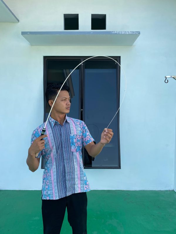 Joran Oregon HAMPILI 501 UL dan XUL Panjang 150cm Bahan Fiber 1-3lb Dan 2-6lb Action Lentur Joran Udang Murah - Gambar 3