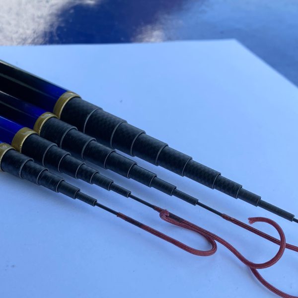 Joran Tegek Captain KETING Ros Pendek Carbon Pole Strong Nano Hi Carbon Action Medium Hard pancing - Gambar 5