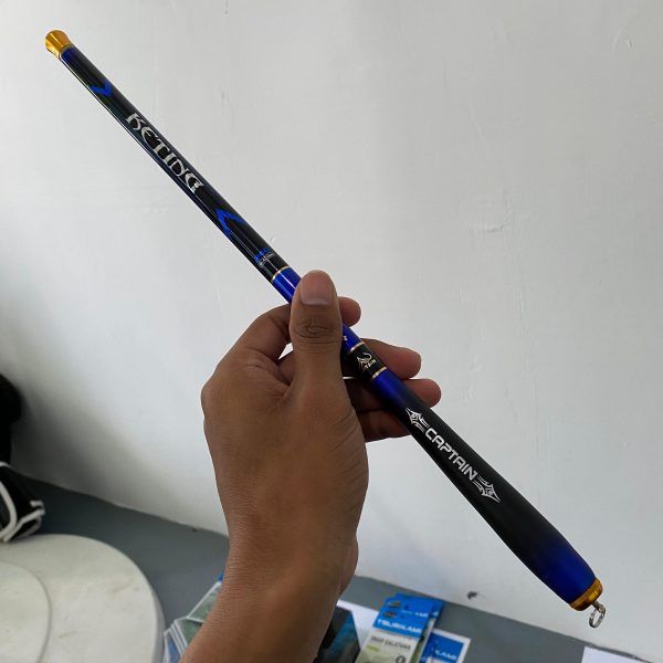 Joran Tegek Captain KETING Ros Pendek Carbon Pole Strong Nano Hi Carbon Action Medium Hard pancing - Gambar 7