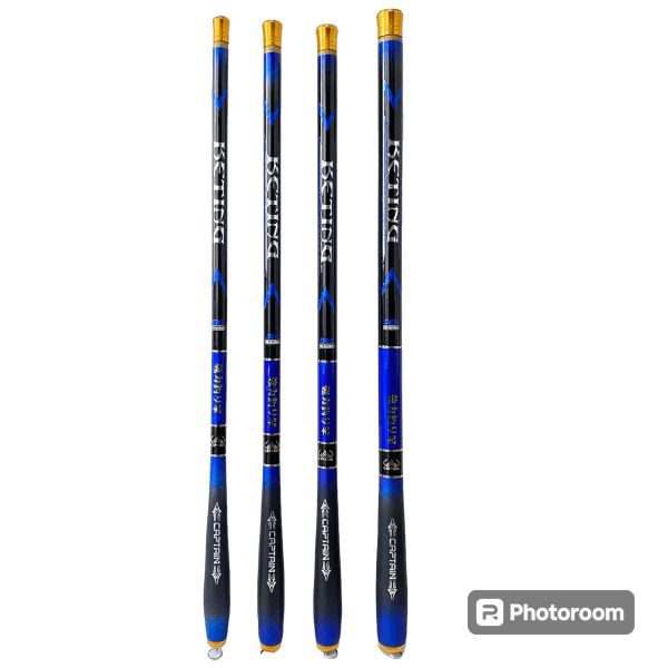 Joran Tegek Captain KETING Ros Pendek Carbon Pole Strong Nano Hi Carbon Action Medium Hard pancing - Gambar 3