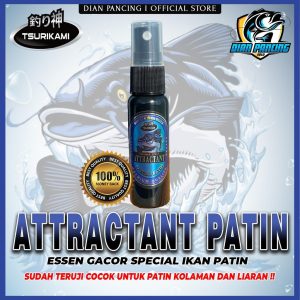ESSEN TSURIKAMI SPRAY ATTRACTANT PATIN SPECIAL MANCING LIAR DAN KOLAMAN isi 30ml