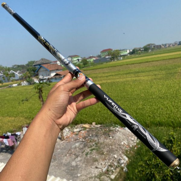 Joran Tegek Haizhen Black Dragon Carbon Hard Action / Kaku Ruas Panjang Ukuran 360 450 540 - Gambar 2