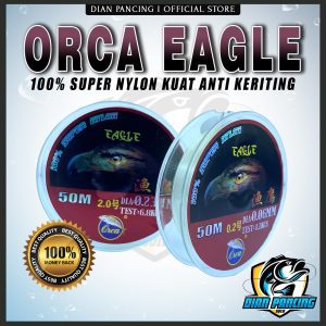 Senar Pancing Orca Eagle 50m SUPER NYLON SOFT