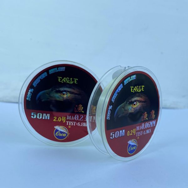 Senar Pancing Orca Eagle 50m SUPER NYLON SOFT - Gambar 3