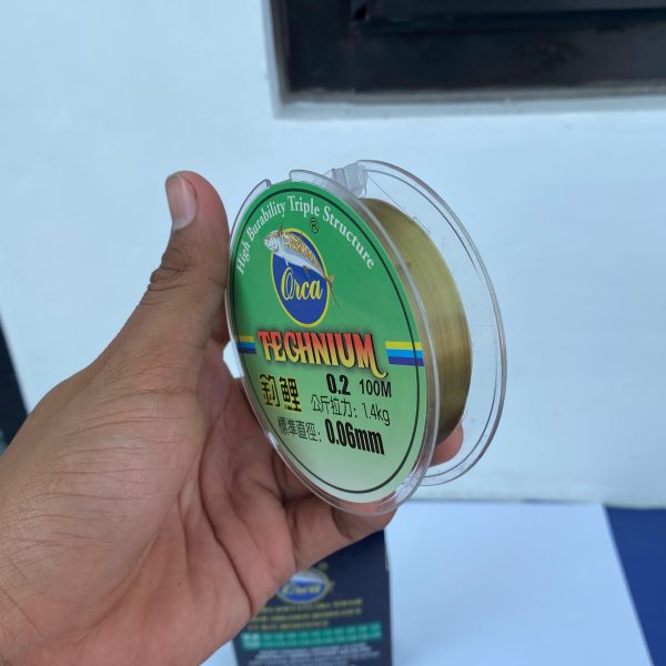 Senar Pancing Orca Technium 100m Nylon Line - Gambar 3