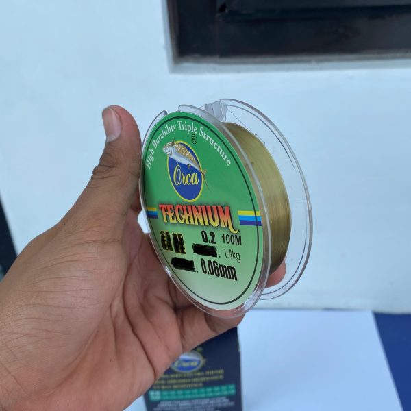 Senar Pancing Orca Technium 100m Nylon Line - Gambar 2