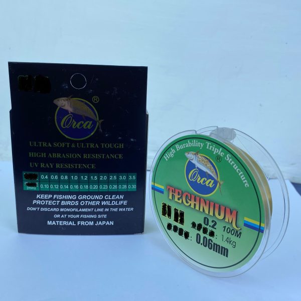 Senar Pancing Orca Technium 100m Nylon Line - Gambar 4
