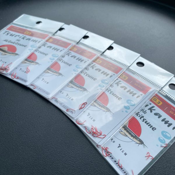 Kail Pancing Tsurikami Akitakitsune Tanpa Lubang Senar Kail Micro Fish Tajam dan kuat isi 10pcs - Gambar 2