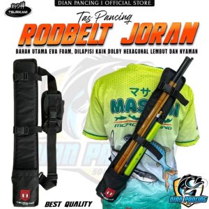 Tas Rodbelt Joran Multifungsi Tsurikami ukuran 60, 80 dan 100cm Pancing Tegek