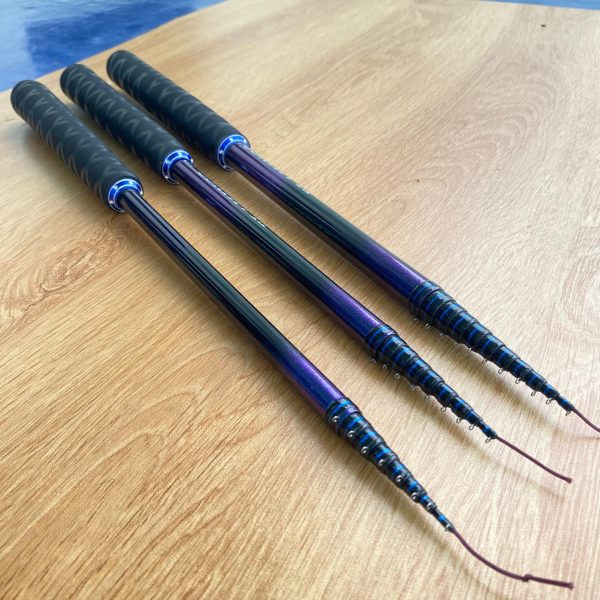 Joran Pancing Tegek Set Kolong Flamingo Ruas Pendek Handle Busa Eva Medium Action - Gambar 4