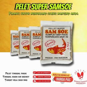 Pelet Super SAMSOE isi 20pcs untuk Umpan Pancing