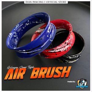 Gulungan Senar Air Brush Kalaran Pancing Tegek Besutan Bahan PVC