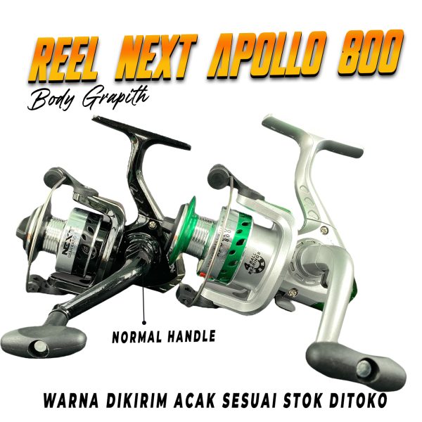 Reel Pancing Spinning Next Apollo 800 Allumunium Spool 4BB - Berat 155 ...