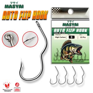 Kail Masyai Auto Flip Hook Untuk Pancing Mancing Ikan Mas Galatama Stainless Steel Anti Karat Boncos Moncel