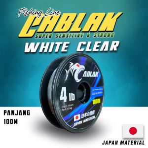 SENAR CABLAK 100M WARNA CLEAR SUPER SENSITIF & KUAT HARGA MURAH