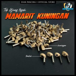 Top Marit Ujung Joran Tegek Bahan Kuningan Ukuran Kecil Berkualitas Untuk mancing