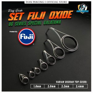 Ring Set Fuji Oxide 7 Cincin Joran Empang Mamarit OG Series Galatama Pancing Laut MBP Lure Umpan