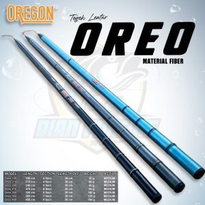 Joran Tegek Oregon Oreo Action Lentur Bahan Fiber Ruas Panjang Ready Panjang 180 Sampai 450 alat  pancing  cod