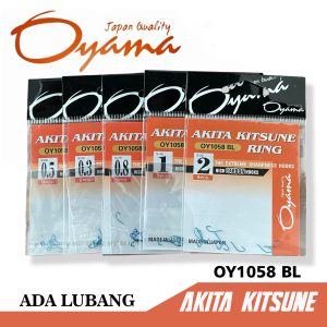 Kail Oyama Akita Kitsune Type OY1058 BL dengan Lubang Senar - Japan Quality
