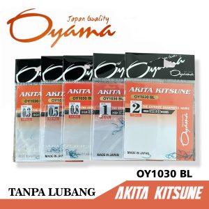 Kail Oyama AKITA Type OY1030 BL Tanpa Lubang Senar High Carbon Hook - Original