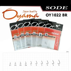 KAIL PANCING OYAMA SODE TIPE OY1022 BR SPECIAL  Ikan MIKRO FISHING TIDAK BERLUBANG Umpan Lure