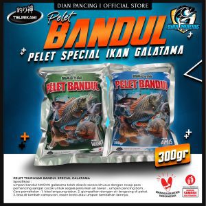 UMPAN PELET TSURIKAMI BANDUL SPECIAL GALATAMA AMIS DAN WANGI 300GRAM