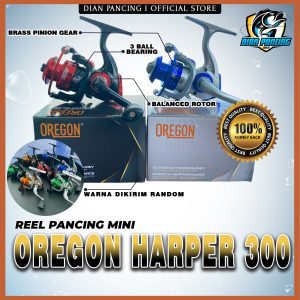 Reel Mini Oregon Harper 300 3 Ball Bearings - Murah