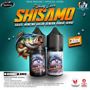 Essen Gacor Tsurikami Shisamo Wangi dan Amis isi 30ml untuk umpan semua medan dan segala jenis ikan