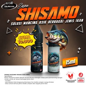 Essen Shisamo Wangi dan Amis isi 15ml bikin umpan gacor semua media umpan dan segala jenis ikan