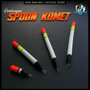 Kambangan Joran Mancing Busa Spoon Komet Umpan Panjang 2cm, 6cm, 8cm dan 10cm Pancing