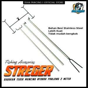 Streger Joran Tegek Nyobok Ikan Stainless
