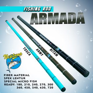Tegek Murah Ikan Micro Neptuna Armada joran tegek fiber lentur