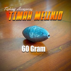 Timah melinjo 60gram timbel / pemberat pancing  per 1 biji