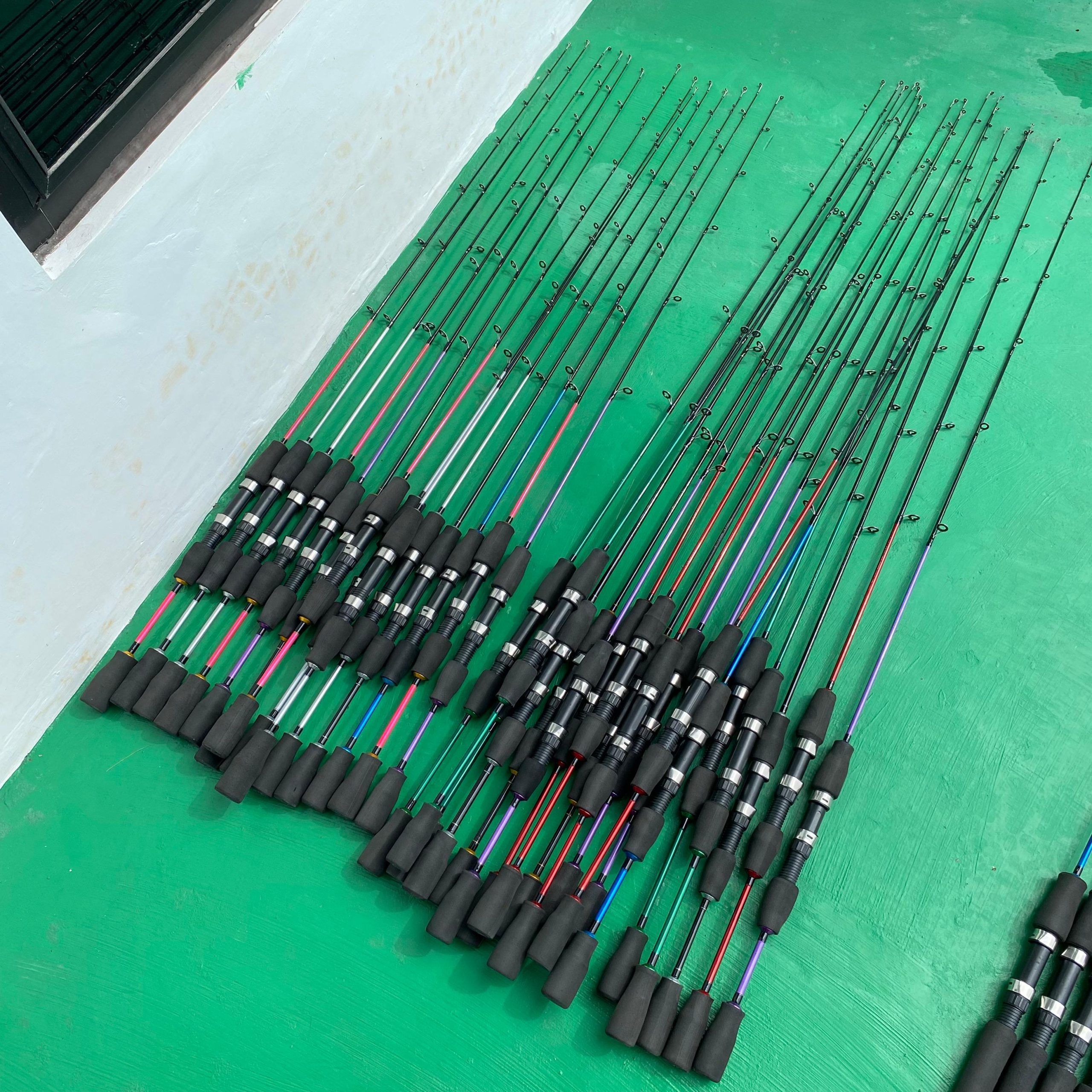 Joran Tsurikami EBI Ultralight 120-135cm Fiber Solid 2-6lb Warna Dikirim Random Cocok Untuk Udang - Gambar 8