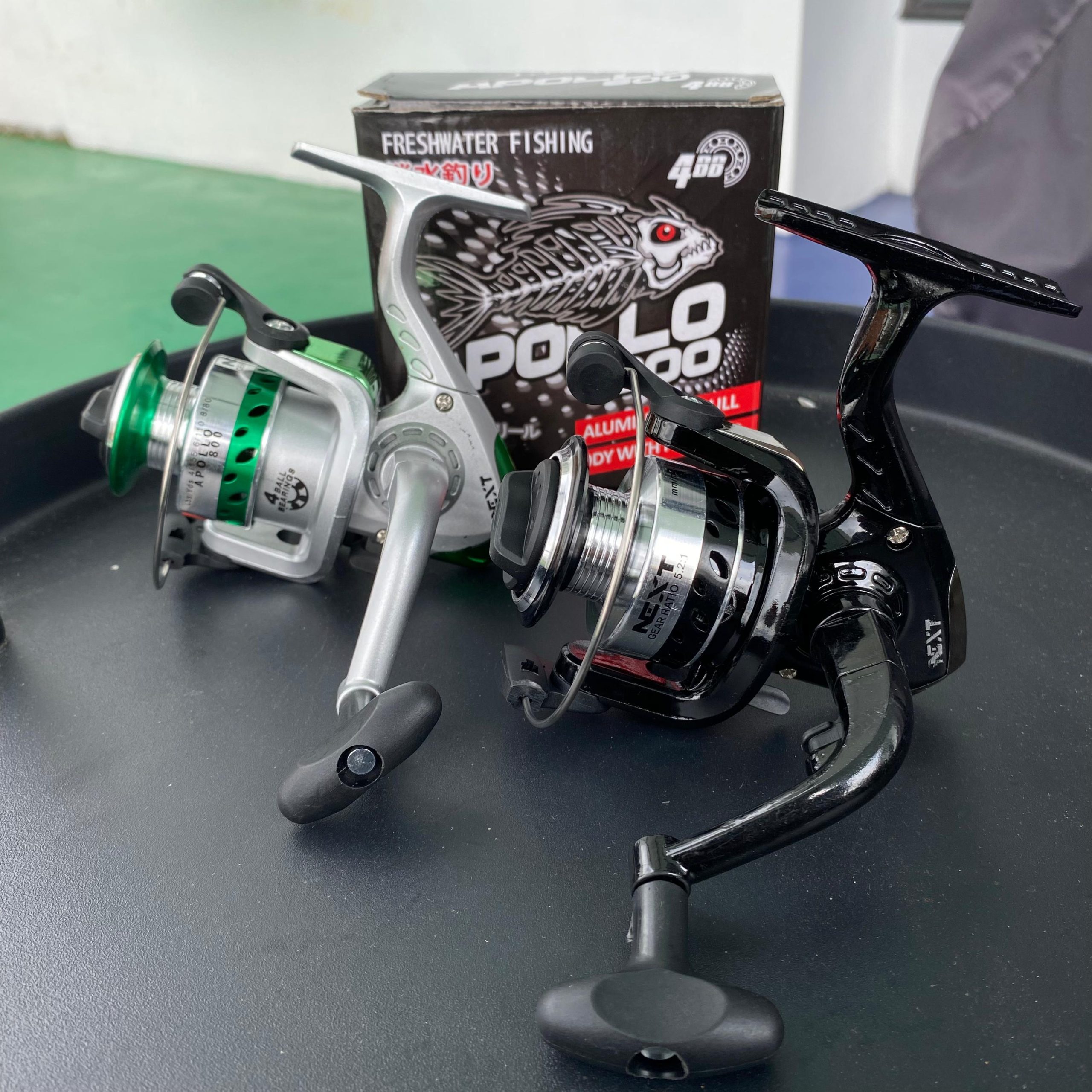 Reel Pancing Spinning Next Apollo 800 Allumunium Spool 4BB - Berat 155 gr - Gambar 8