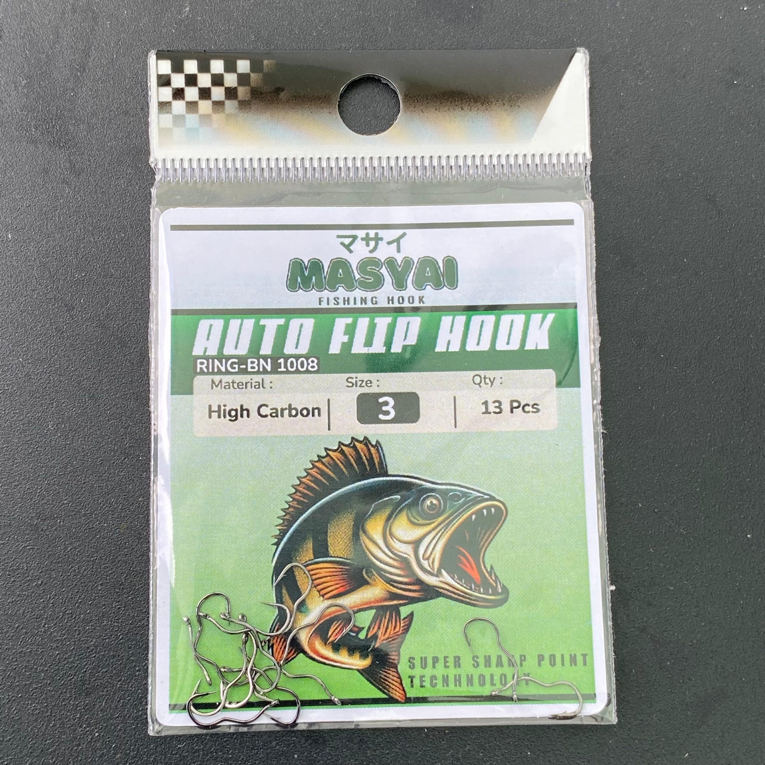 Kail Masyai Auto Flip Hook Untuk Pancing Mancing Ikan Mas Galatama Stainless Steel Anti Karat Boncos Moncel - Gambar 6