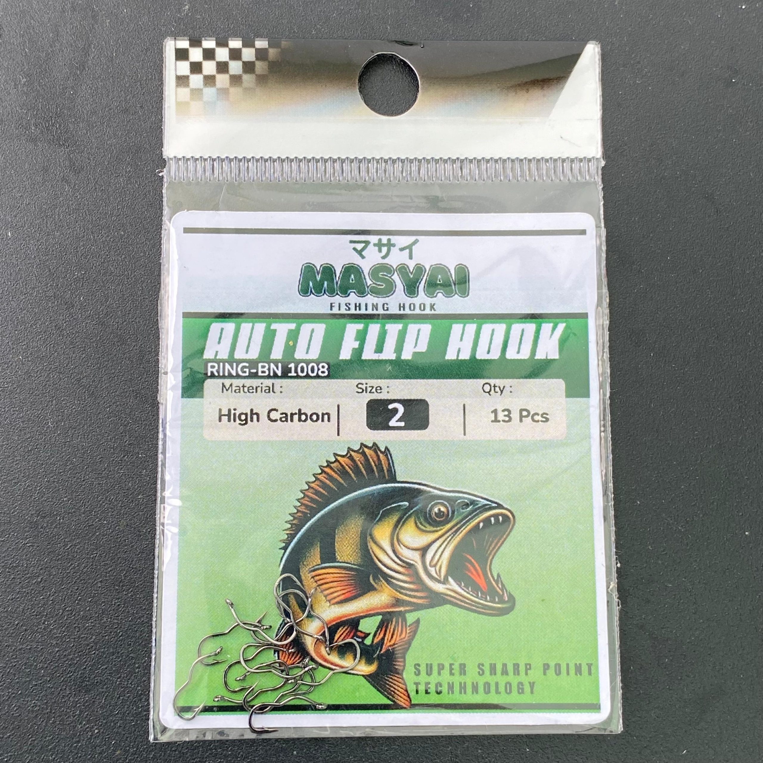Kail Masyai Auto Flip Hook Untuk Pancing Mancing Ikan Mas Galatama Stainless Steel Anti Karat Boncos Moncel - Gambar 7