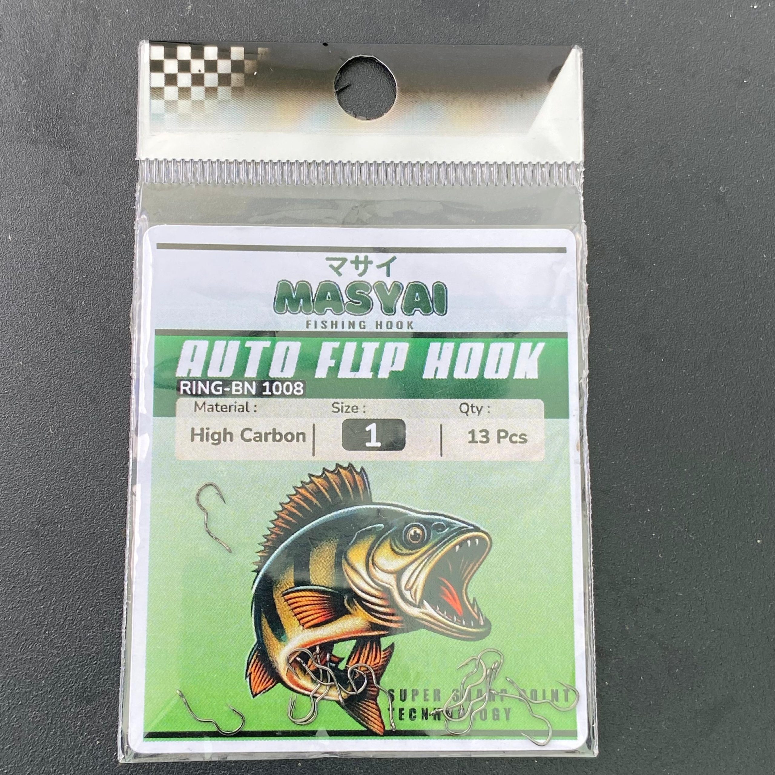 Kail Masyai Auto Flip Hook Untuk Pancing Mancing Ikan Mas Galatama Stainless Steel Anti Karat Boncos Moncel - Gambar 5
