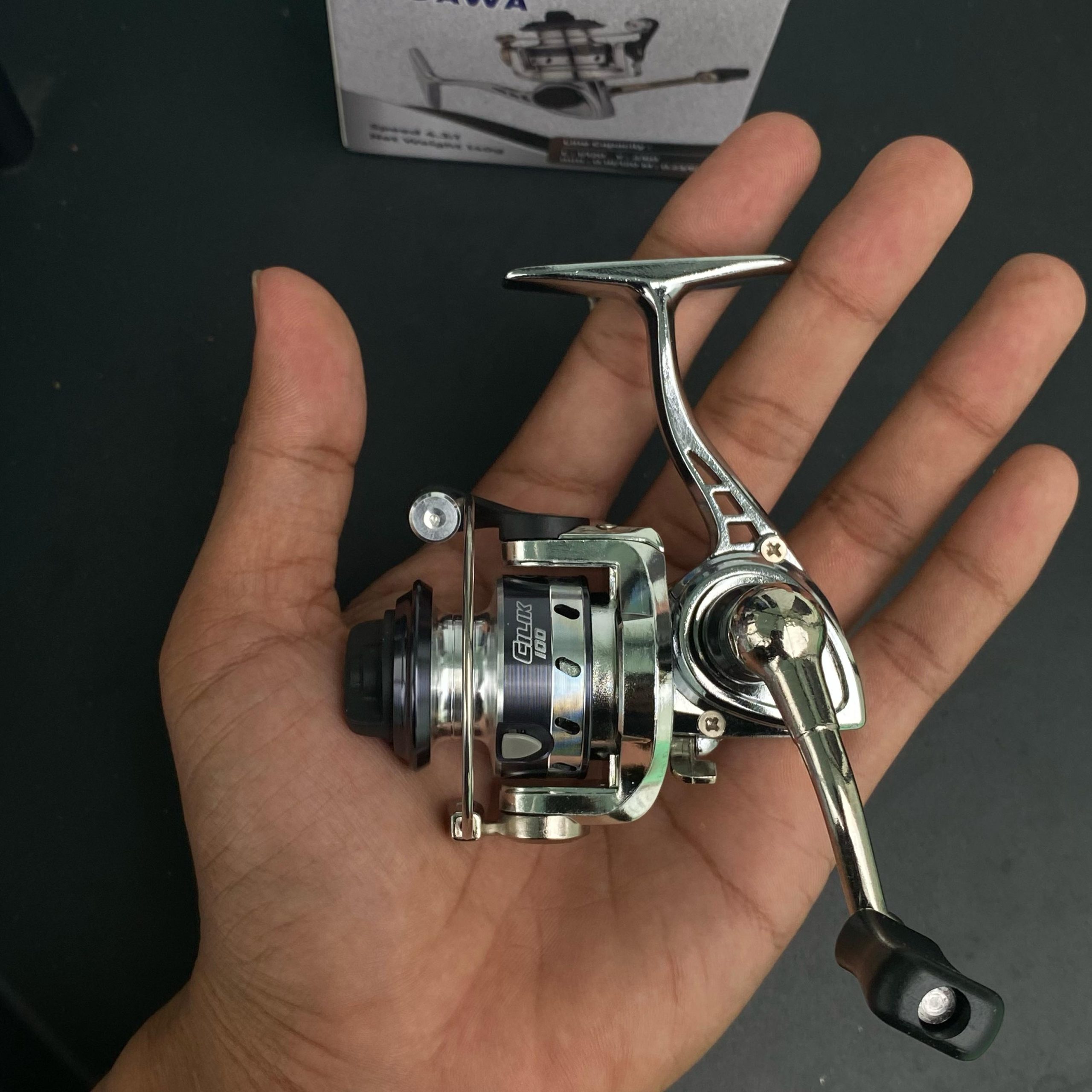 Reel Pancing Ogawa Cilik 100 Mini Reel Full Besi Kuat - Gambar 5