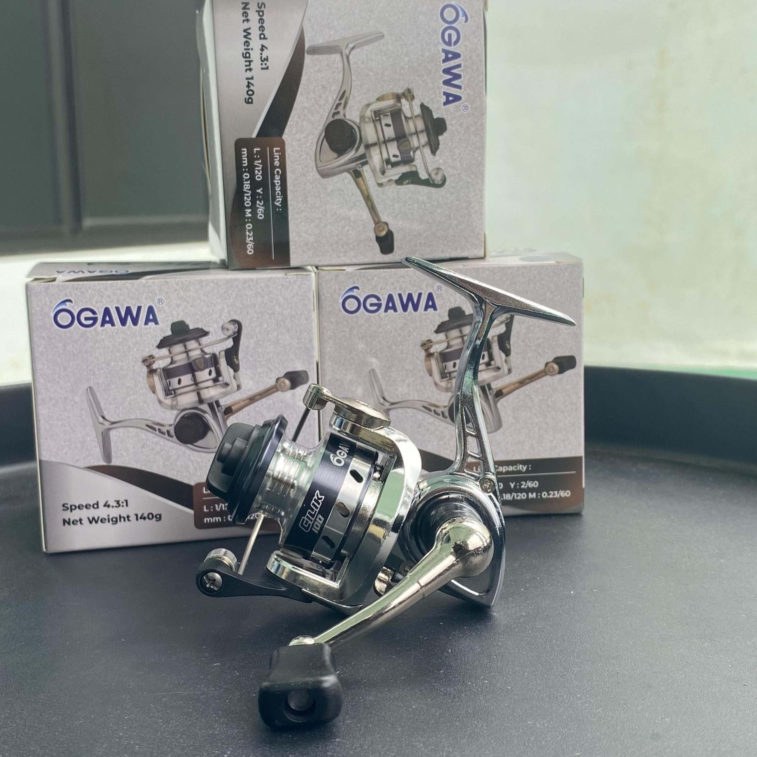 Reel Pancing Ogawa Cilik 100 Mini Reel Full Besi Kuat - Gambar 8