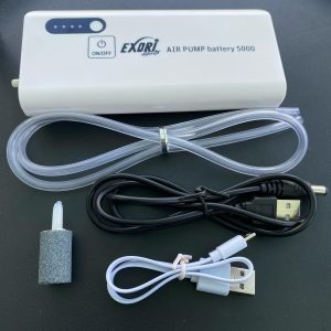 AERATOR EXORI 5000 AIR PUMP POWERBANK USB  POMPA UDARA