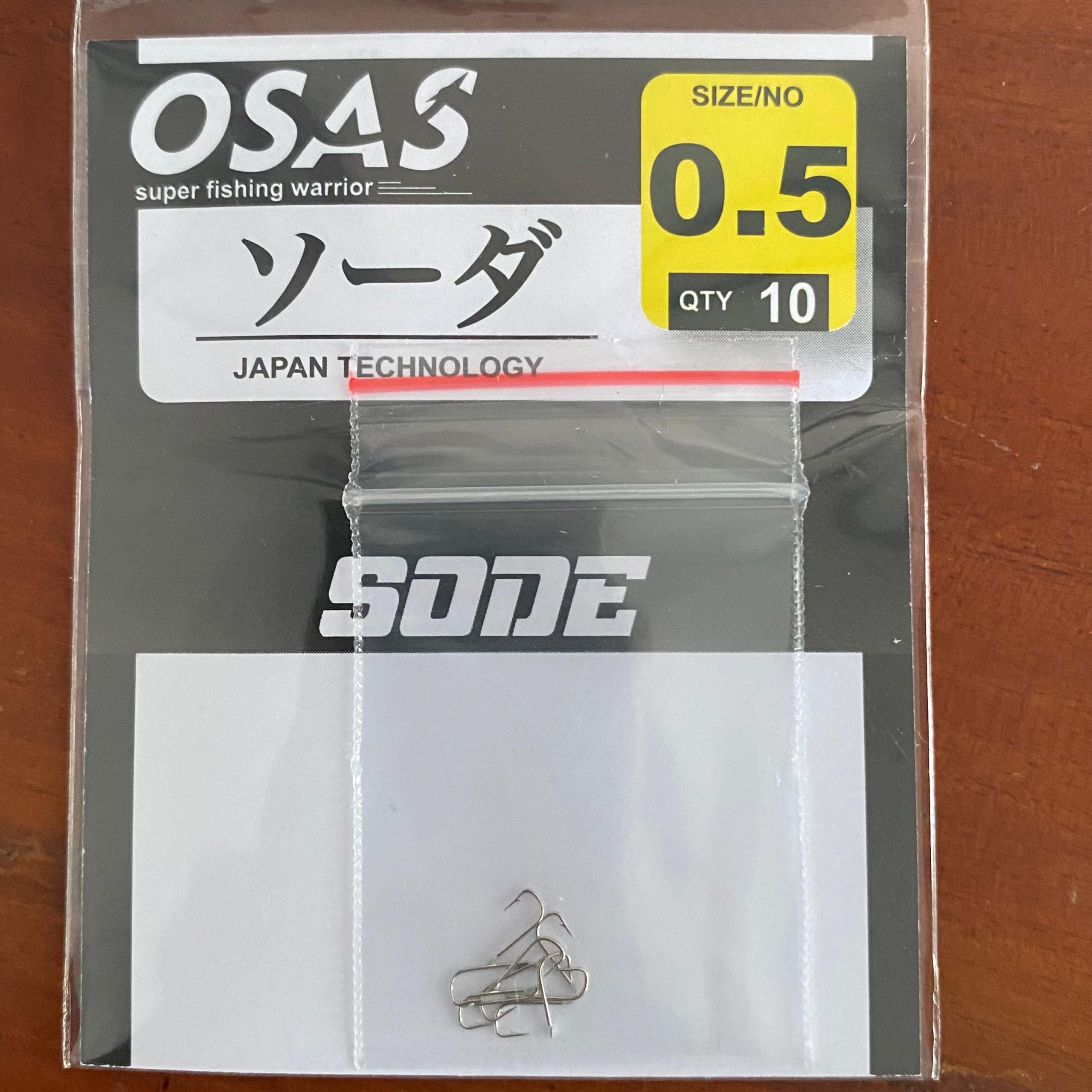 OSAS Kail Micro Fish Osas Sode D11001 Tanpa Lubang High Carbon Hook Ikan Lure Umpan Size 0.3-13 Japan Technology Bahan Nickel 10pcs - Gambar 5