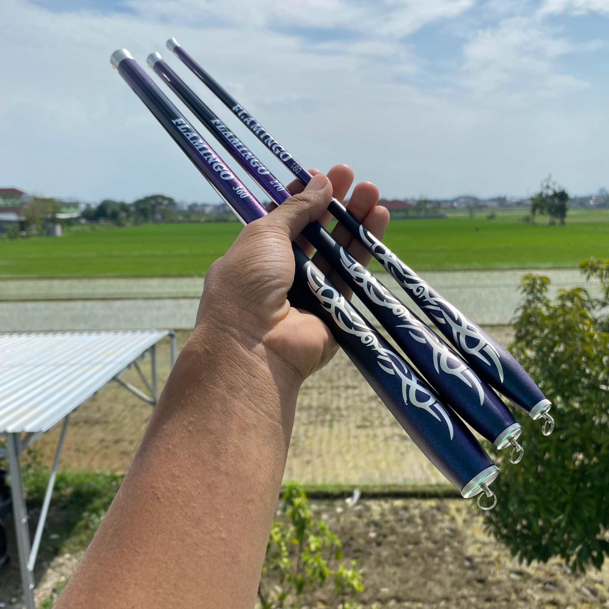 Joran Tegek Flamingo Action Medium Material Carbon Ruas Pendek 180, 210, 240, 270, 300 dan 360cm tegek - Gambar 6