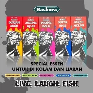 ESSEN RASBORA 30ML GACOR SEGALA JENIS IKAN BERBAGAI MEDIA UMPAN PACING Special Essen kolam liaran